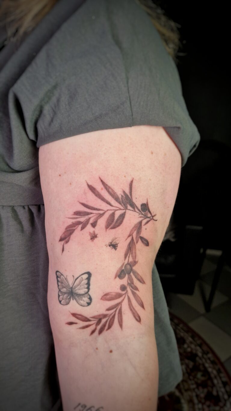 florale tattoo add ons