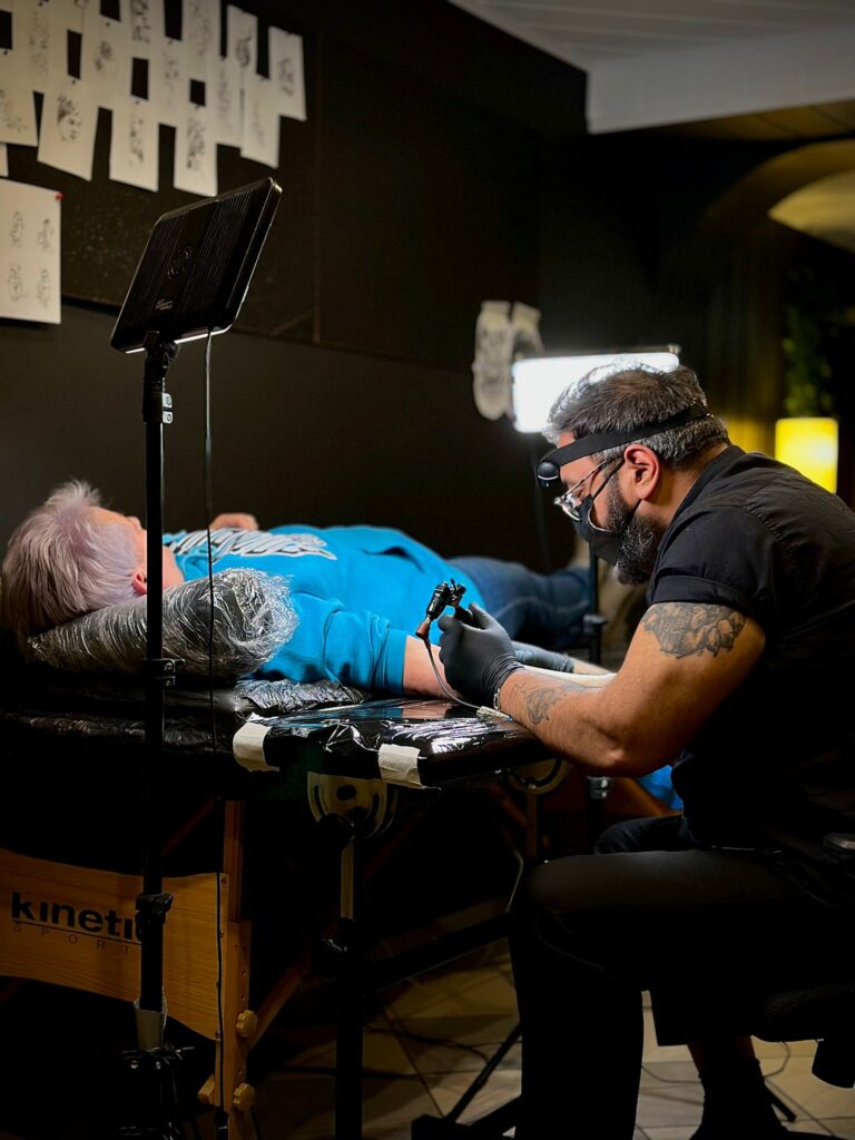 Tattoo Artist Mobnkeycraft